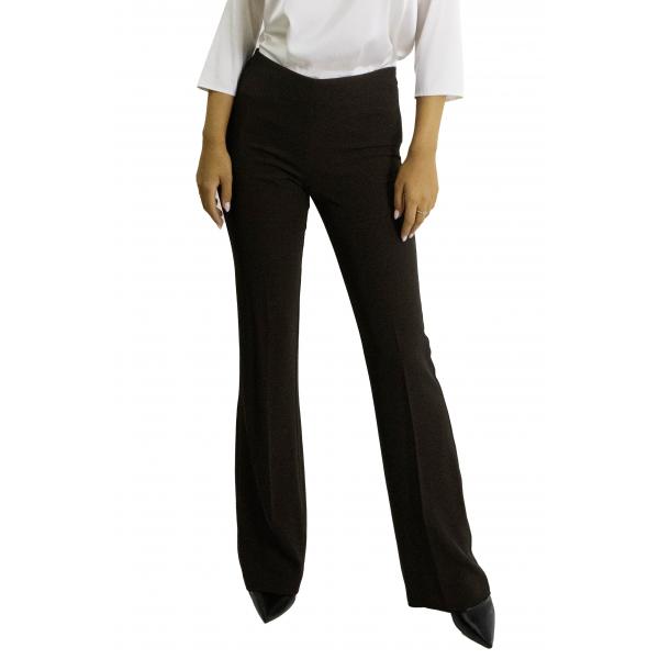 Pantalone scampanato con zip Options